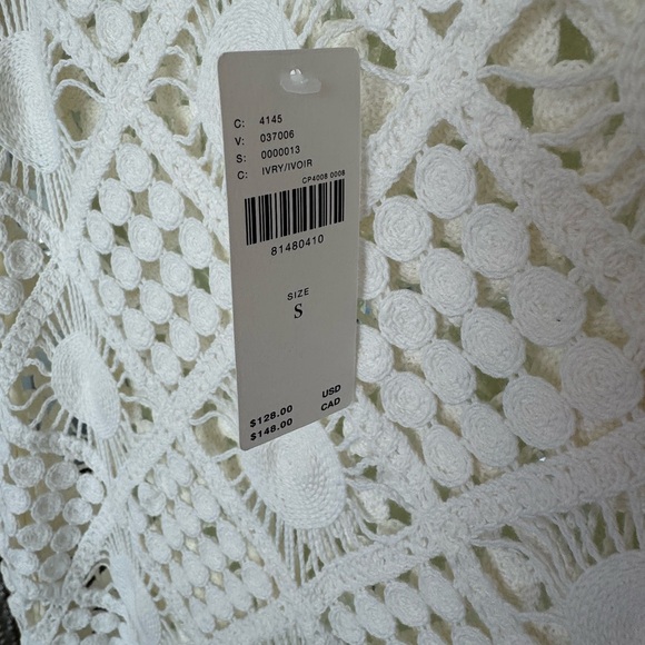 Anthropologie Crochet Halter Maxi Dress NWT - Picture 6 of 7